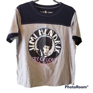 Jimi Hendrix Cry of Love US Tour 1970 T-Shirt Gray Black Size 1X